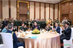 Chiêu đãi trọng thể kỷ niệm 79 năm Ngày thành lập Quân đội nhân dân Việt Nam